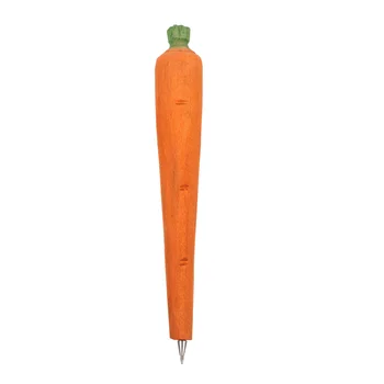 Объемные чернильные ручки для письма шариковой ручкой в морковном стиле Принадлежности для Пасхальной вечеринки Деревянная шариковая ручка для студентов