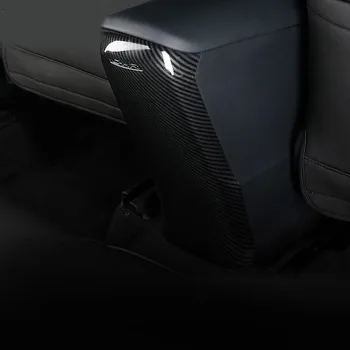 Для Toyota C-HR CHR аксессуары Отделка панели заднего подлокотника автомобиля, молдинги для интерьера, Карбоновое волокно, стайлинг автомобиля 2016-2022 H