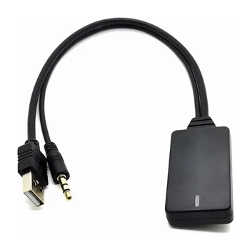 Беспроводной Bluetooth Музыкальный Приемник Адаптер В Автомобиле AUX USB Кабель Для BMW E90 E91 E92 E93 Bluetooth Адаптер Потоковый Кабель Мультимедиа