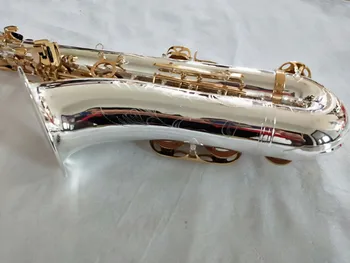 Профессиональный тенор-саксофон Новый T-WO37 Gold Key Патчи для мундштука саксофона, накладки на язычки, изгиб шеи с футляром