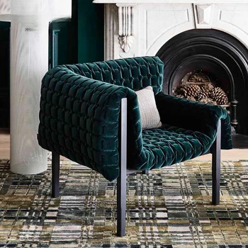Французская лигнероза /Пространство свободной руки, современная комбинация диванов из роскошной ткани # Рюши