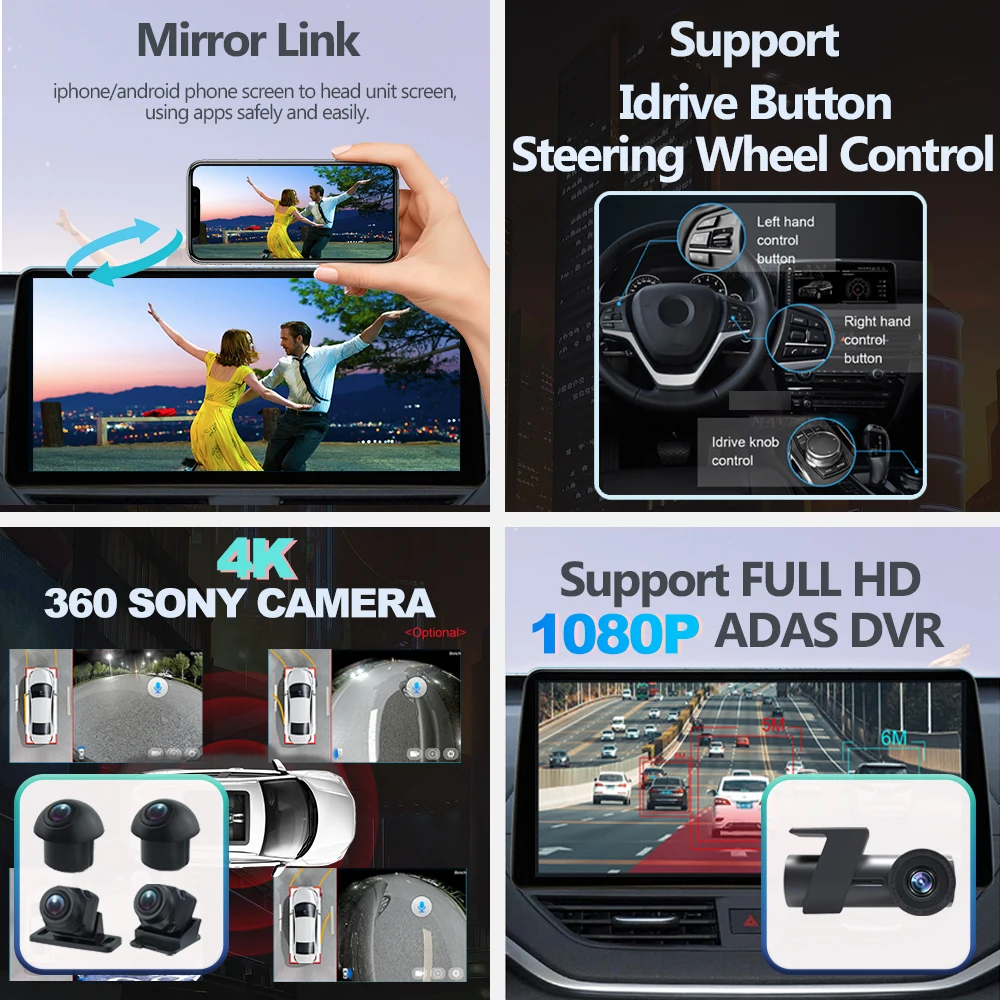 Android 13 для Citroen Jumpy III SpaceTourer 1 для Peugeot Expert III 3 2016-2021 Автомобильный радиоприемник, мультимедийный видеоплеер, навигация - 2