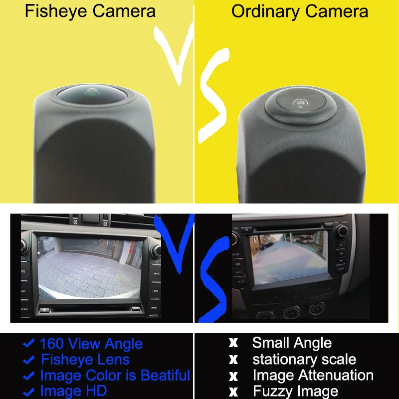 HD Камера Заднего Вида Fisheye Для BMW MINI Cooper Countryman Cabrio Clubman F54 F55 F56 F57 F60 1 Серии F20 F21 Задний Ход - 4