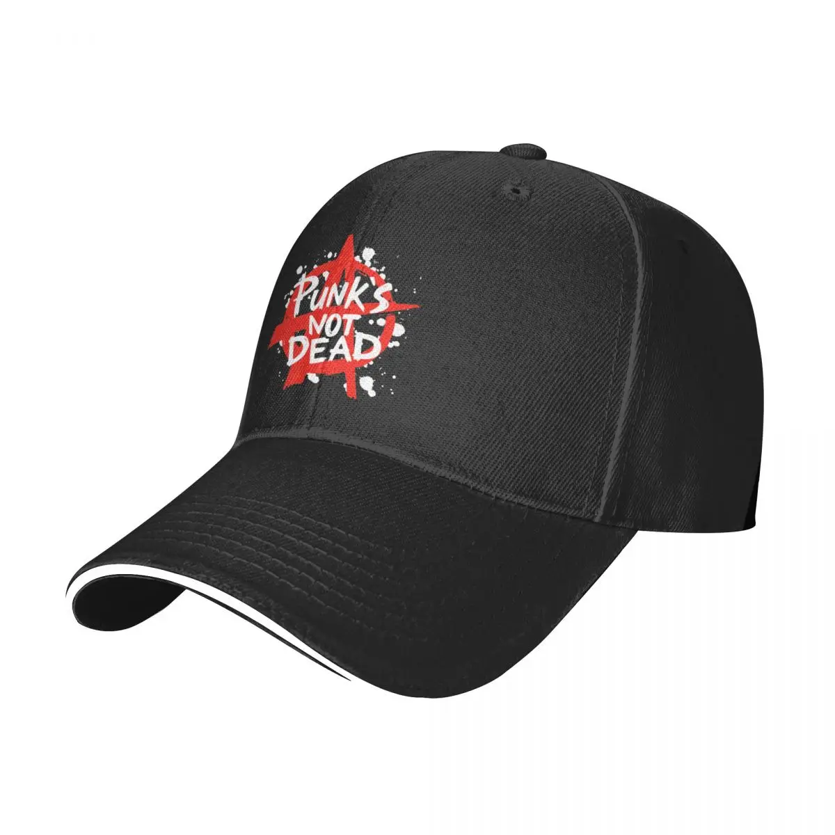 Бейсболка Punks Not Dead в стиле хип-хоп, модные кепки для сэндвичей, Регулируемая шляпа для папы в стиле унисекс на открытом воздухе - 1