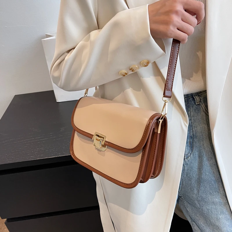 Высококачественная женская маленькая сумка через плечо из искусственной кожи, модные дизайнерские женские сумки через плечо для женщин, повседневные сумки, сумка-мессенджер - 3