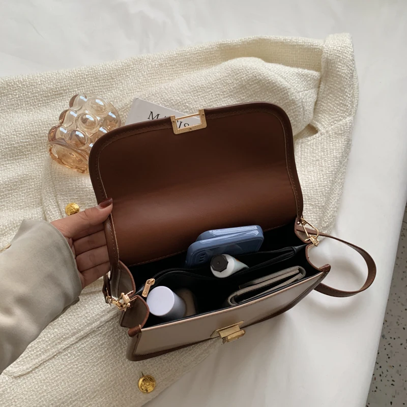 Высококачественная женская маленькая сумка через плечо из искусственной кожи, модные дизайнерские женские сумки через плечо для женщин, повседневные сумки, сумка-мессенджер - 4