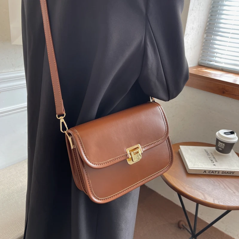 Высококачественная женская маленькая сумка через плечо из искусственной кожи, модные дизайнерские женские сумки через плечо для женщин, повседневные сумки, сумка-мессенджер - 5