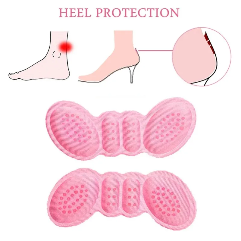 Женские стельки для обуви на высоком каблуке колодок отрегулируйте размер клеем пятки лайнер колодки захваты протектор стикер облегчение боли уход за ногами вставки - 2
