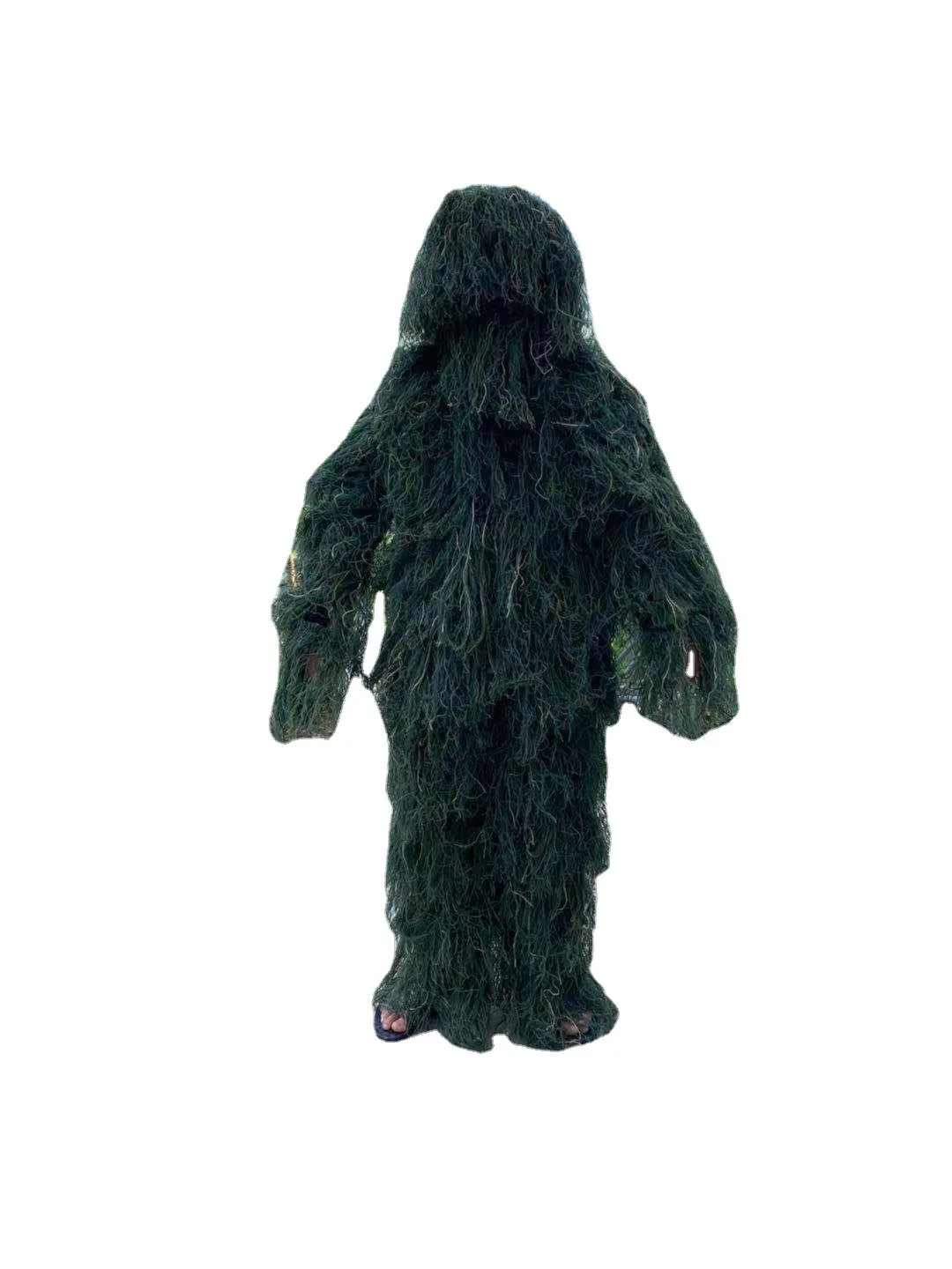 Камуфляжный костюм джунглей, маскировочный костюм с кисточками, скрытая одежда, костюм для выступлений, реквизит для косплея, форма для выступлений - 2