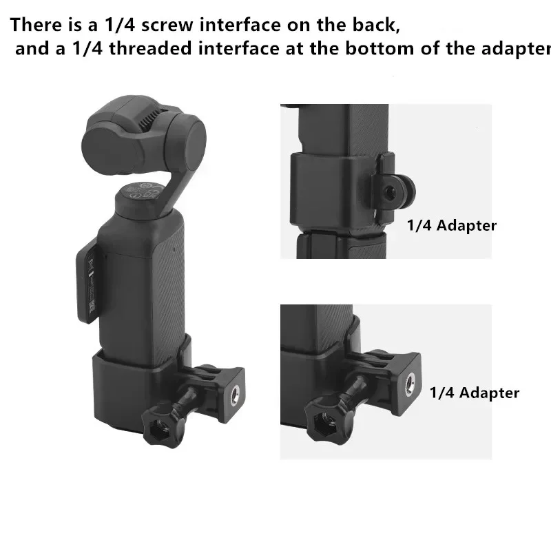 Карданный адаптер 3в1 Расширительный зажим для рамки Базовый Винт Крепления рамы Держатель Для аксессуаров для камеры DJI Osmo Pocket 3 - 4