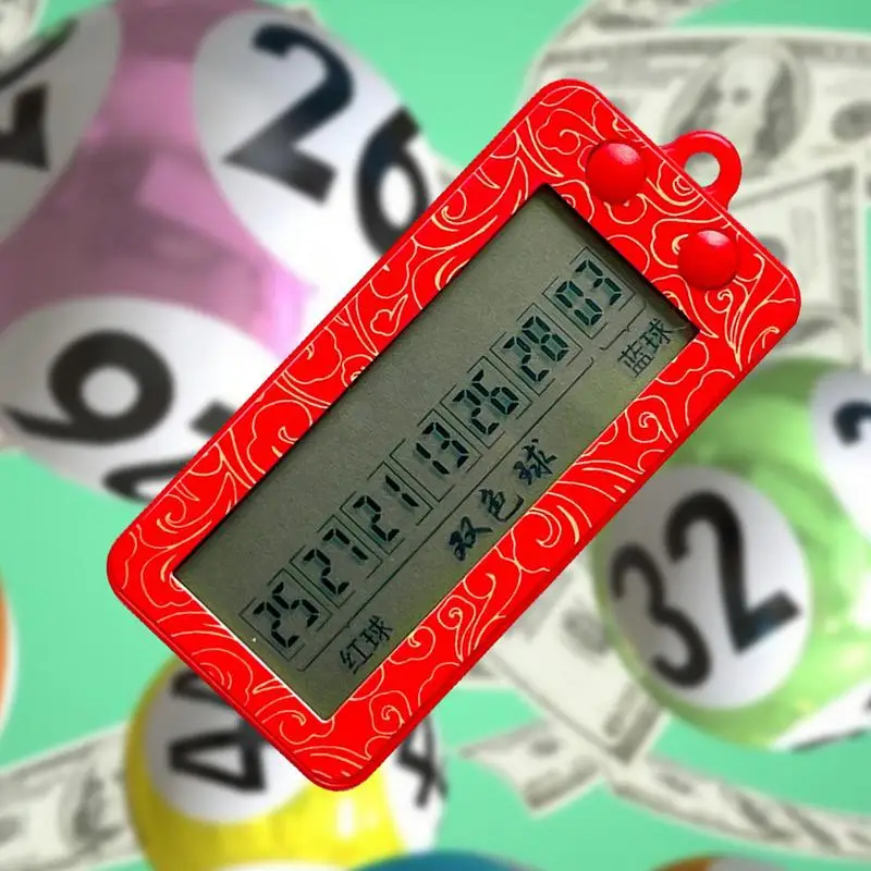 Портативный Ai Picker Забавный Лотерейный автомат для выбора счастливых чисел со шнурком для развлечений на вечеринке Новая Концептуальная игрушка в кости - 3