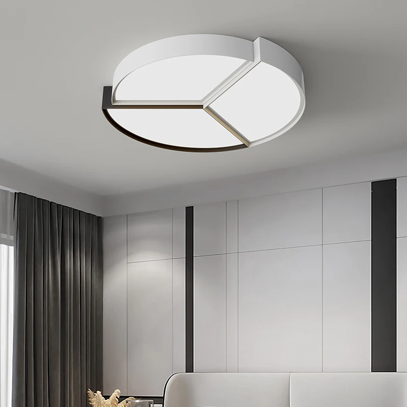 Потолочный светильник для гостиной с регулируемой яркостью, Квадратный, прямоугольный, круглый Комбинированный Художественный светильник для интерьера, спальня, кухня, Офисное освещение - 0