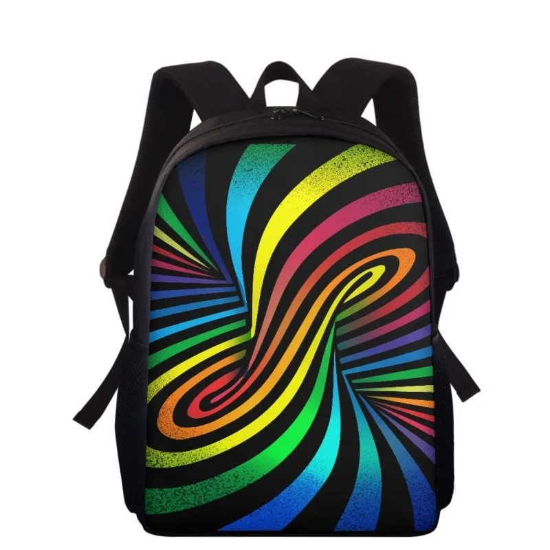 Рюкзак с абстрактным рисунком, школьные сумки для мальчиков и девочек, Мужской рюкзак, рюкзаки для ноутбуков, Детский школьный рюкзак, сумка - 0