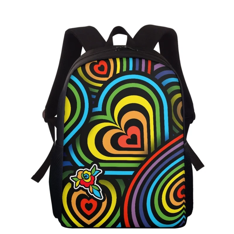 Рюкзак с абстрактным рисунком, школьные сумки для мальчиков и девочек, Мужской рюкзак, рюкзаки для ноутбуков, Детский школьный рюкзак, сумка - 2
