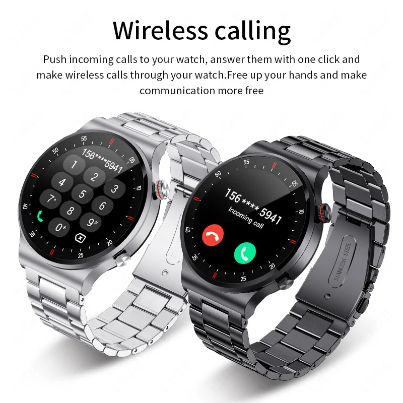 Смарт-часы LIGE с 1,39-дюймовым экраном и Bluetooth-вызовом, мужской Спортивный браслет, водонепроницаемый Циферблат на заказ, мужские умные часы для IOS Android - 1