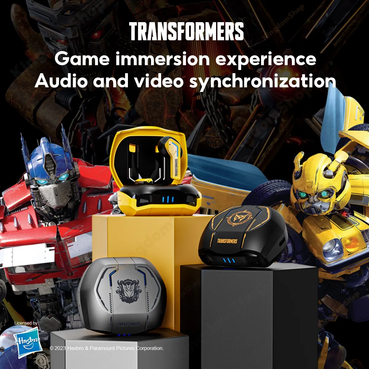 Стереонаушники Transformers TF-T06 TWS HIFI, беспроводные наушники Bluetooth 5.3, шумоподавление, Игровая музыка, двойной режим - 1