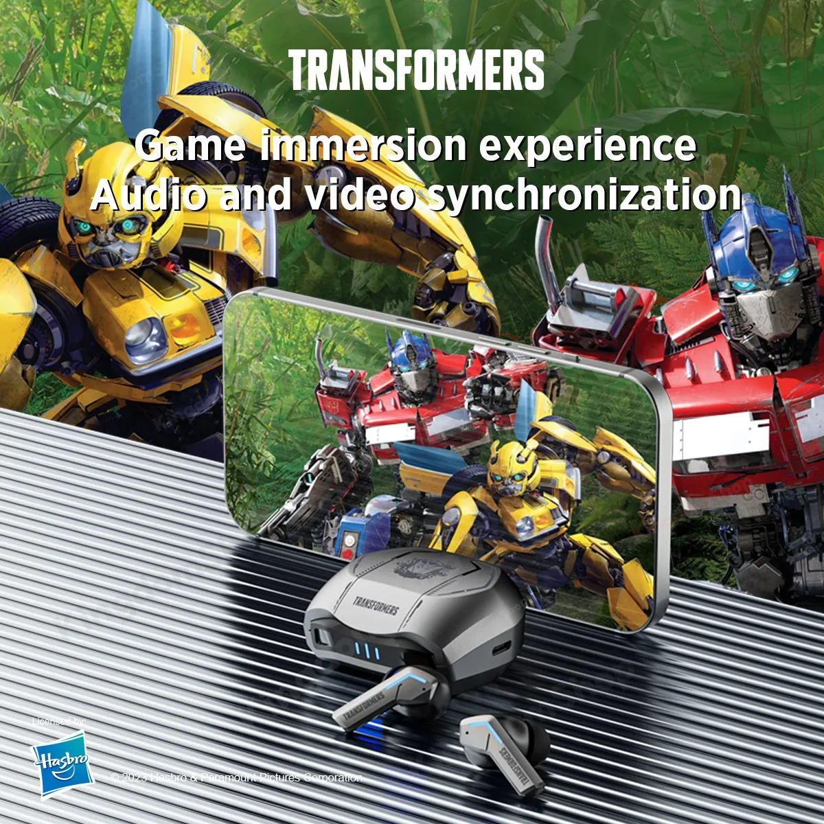 Стереонаушники Transformers TF-T06 TWS HIFI, беспроводные наушники Bluetooth 5.3, шумоподавление, Игровая музыка, двойной режим - 4