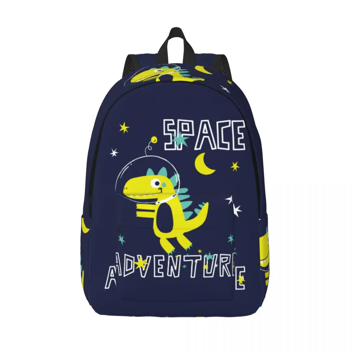 Студенческая сумка, милый рюкзак с космическим динозавром, легкий рюкзак для родителей и детей, сумка для ноутбука для пары - 0