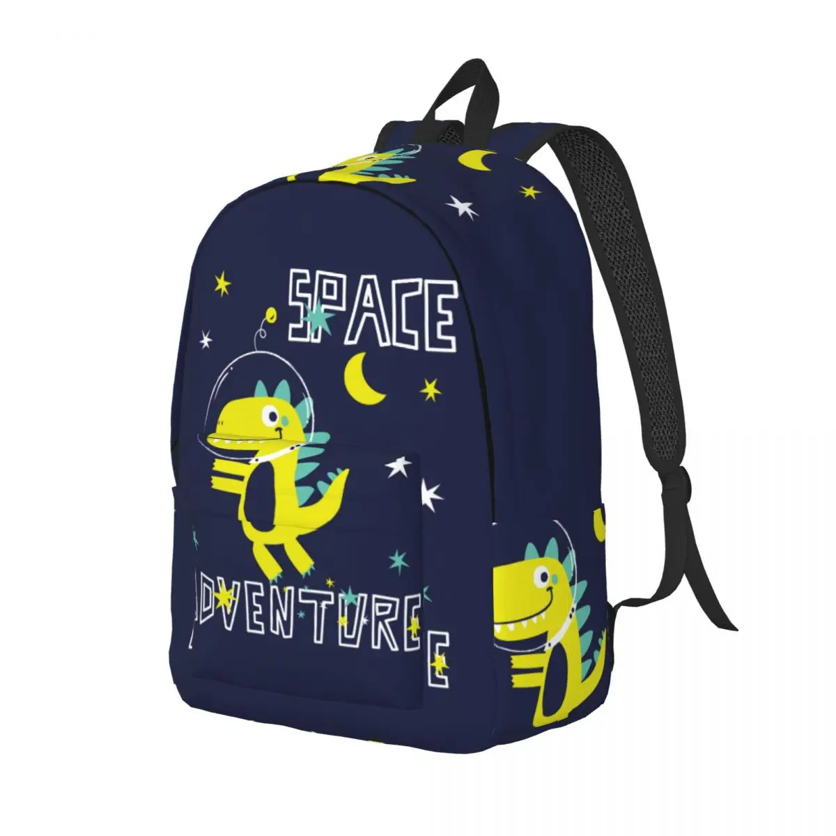 Студенческая сумка, милый рюкзак с космическим динозавром, легкий рюкзак для родителей и детей, сумка для ноутбука для пары - 1