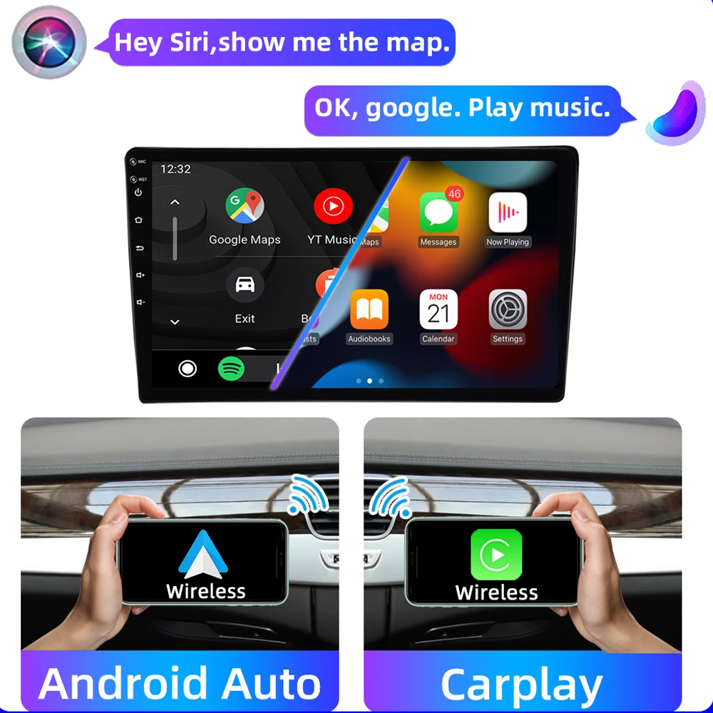 Qualcomm Для Kia Cadenza K7 2011-2012 Android Auto Автомобильный радиоплеер Стерео Авторадио GPS Видеонавигация HDR QLED Без 2din DVD - 1